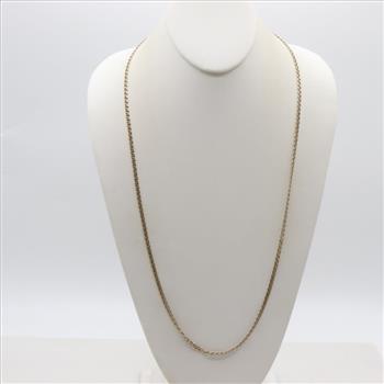 10kt Gold Anchor Chain Necklace