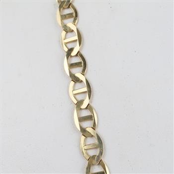 10kt Gold Anchor Chain Necklace