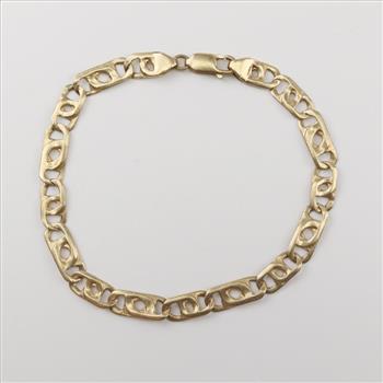 10kt Gold Anchor Link Bracelet