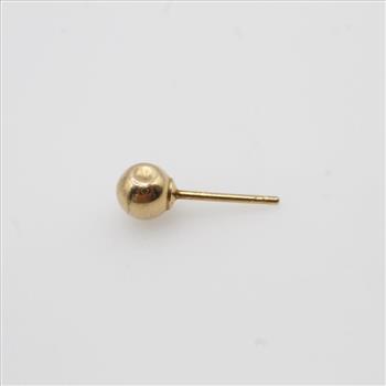 10kt Gold Ball Stud Earring