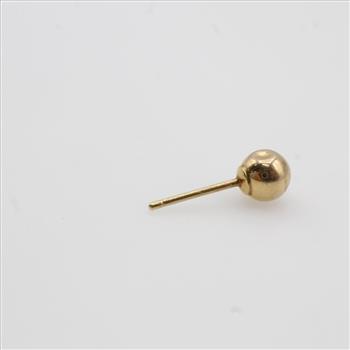 10kt Gold Ball Stud Earring