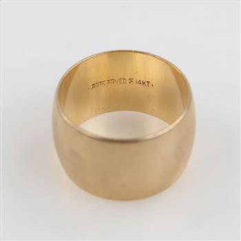 10kt Gold Band