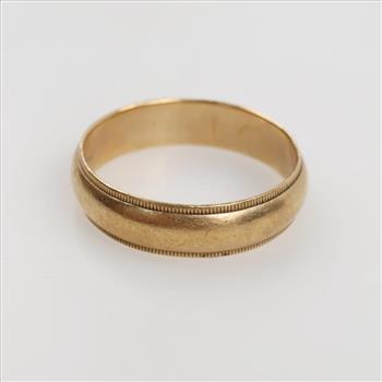 10kt Gold Band