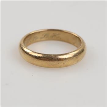 10kt Gold Band