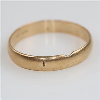 10kt Gold Band