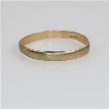 10kt Gold Band