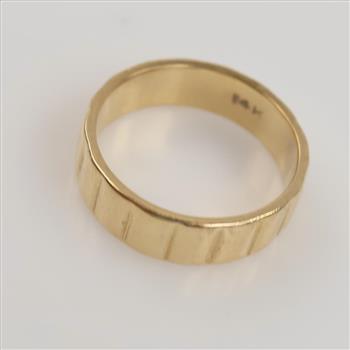 10kt Gold Band