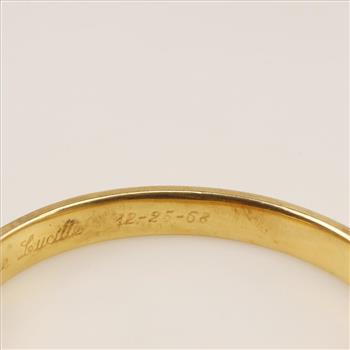 10kt Gold Bangle