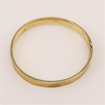 10kt Gold Bangle