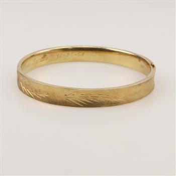 10kt Gold Bangle