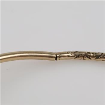 10kt Gold Bangle Bracelet