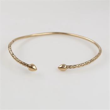 10kt Gold Bangle Bracelet