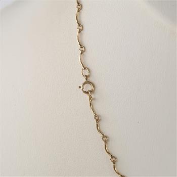 10kt Gold Beaded Necklace