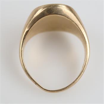 10kt Gold Black Stone Ring