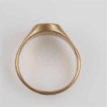 10kt Gold Black Stone Ring