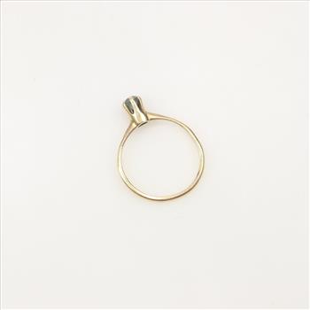 10kt Gold Blue Stone Ring