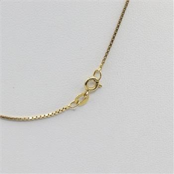 10kt Gold Box Chain Necklace