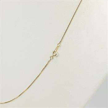 10kt Gold Box Chain Necklace
