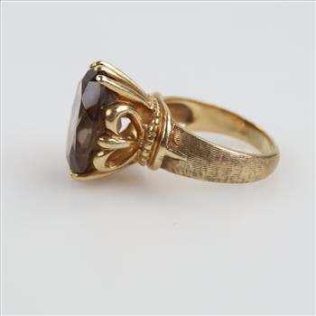 10kt Gold Brown Stone Ring