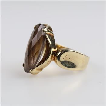 10kt Gold Brown Stone Ring