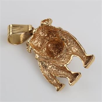 10kt Gold BullDog Pendant