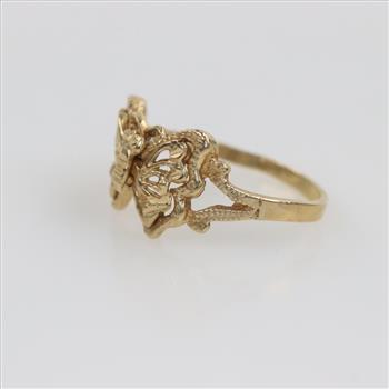 10kt Gold Butterfly Ring