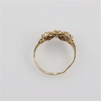 10kt Gold Butterfly Ring