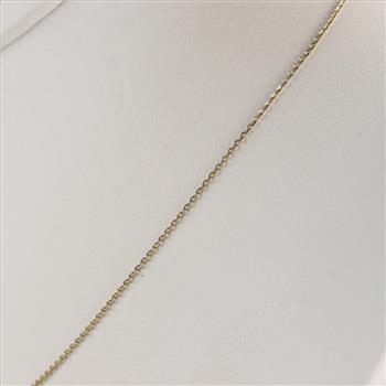10kt Gold Cable Chain Necklace