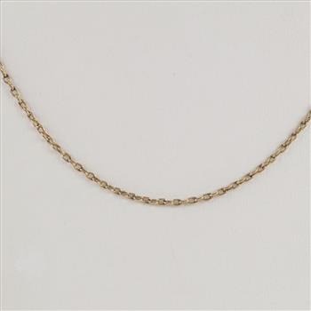 10kt Gold Cable Chain Necklace