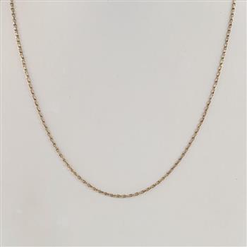 10kt Gold Cable Chain Necklace