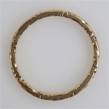 10kt Gold Carved Band