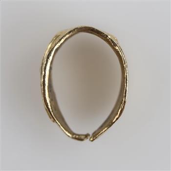 10kt Gold Clear Stone Bail