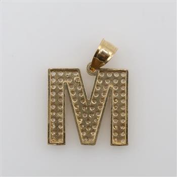 10kt Gold Clear Stone 