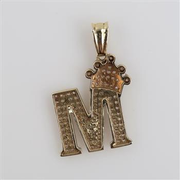 10kt Gold Clear Stone 