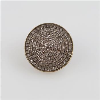 10kt Gold Clear Stone Stud Earring