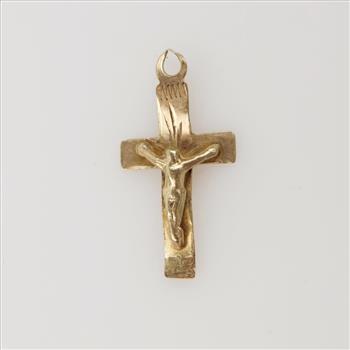 10kt Gold Cross Pendant
