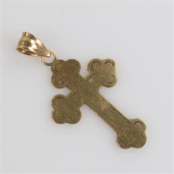10kt Gold Cross Pendant
