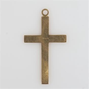10kt Gold Cross Pendant