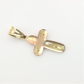 10kt Gold Cross Religious Pendant