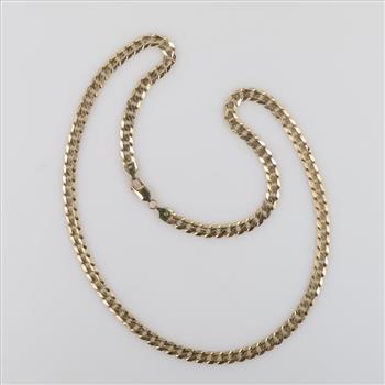 10kt Gold Cuban Link Necklace