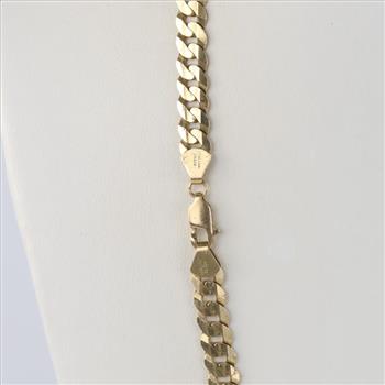 10kt Gold Cuban Link Necklace