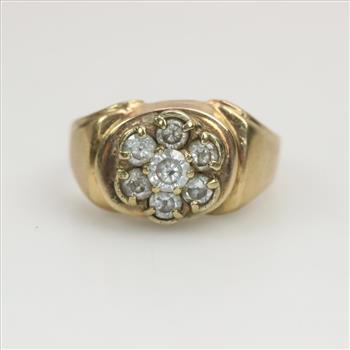 10kt Gold Cubic Zirconia Ring