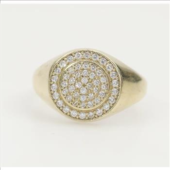 10kt Gold Cubic Zirconia Ring