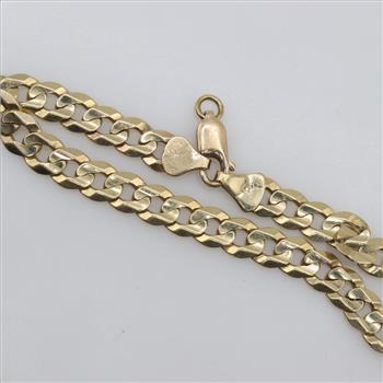 10kt Gold Curb Link Bracelet