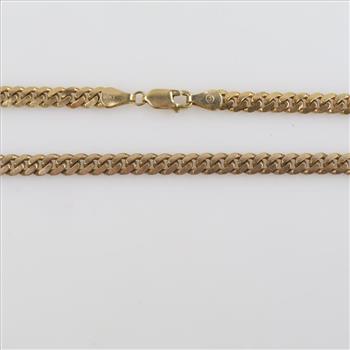 10kt Gold Curb Link Necklace