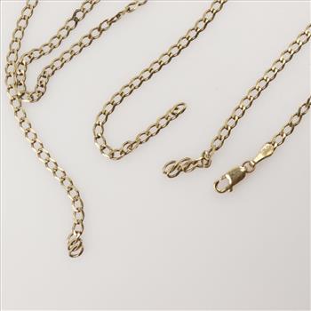 10kt Gold Curb Necklace
