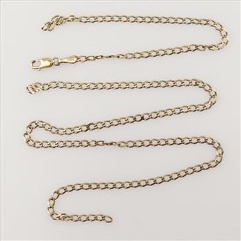 10kt Gold Curb Necklace