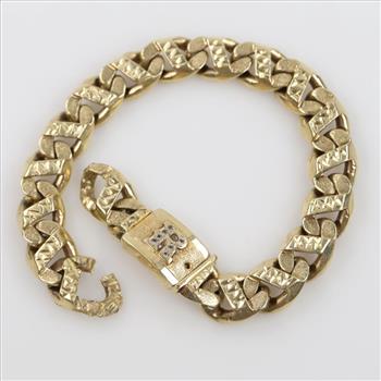 10kt Gold CZ Stone Bracelet