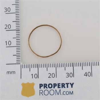 10kt Gold Dainty Band