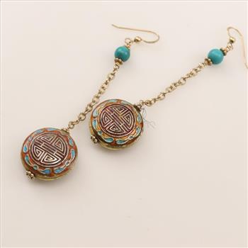 10kt Gold Dangle Earrings